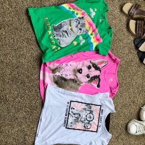 3 animal shirts - 2 Justice And st Patrick’s day